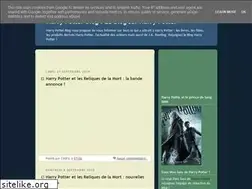 Sites similar to harry-potter-leblog.blogspot.com