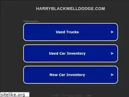 Sites similar to harryblackwelldodge.com