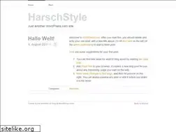 Sites similar to harschstyle.wordpress.com