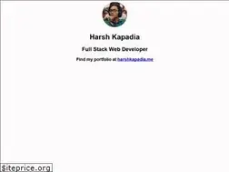 Sites similar to harshkapadia2.github.io