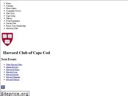 Sites similar to harvardclubofcapecod.org