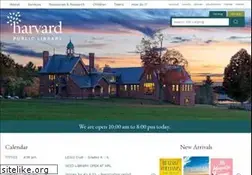 Sites similar to harvardpubliclibrary.org