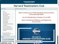 Sites similar to harvardtoastmastersclub.org