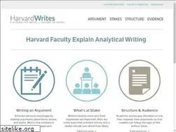 Sites similar to harvardwrites.com