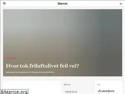 Sites similar to harvestmagazine.no