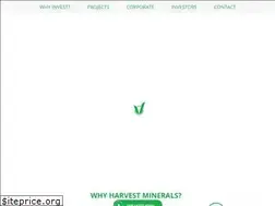 Sites similar to harvestminerals.net