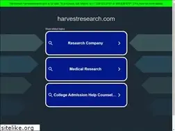 Sites similar to harvestresearch.com
