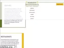 Sites similar to harvestrestaurants.com