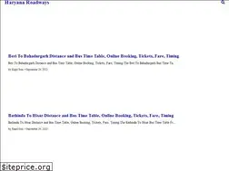 Sites similar to haryanaroadways.in