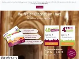 Sites similar to harzcard.info