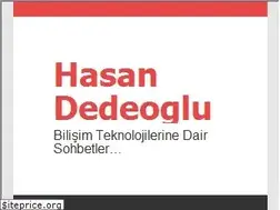 Sites similar to hasandedeoglu.com