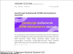Sites similar to hasantezcan.dev