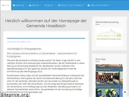 Sites similar to haselbach-gemeinde.de