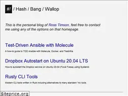 Sites similar to hashbangwallop.com