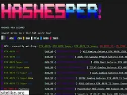 Sites similar to hashespersecond.com