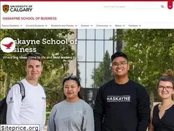 Sites similar to haskayne.ucalgary.ca