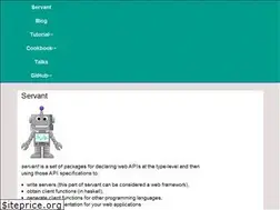 Sites similar to haskell-servant.github.io