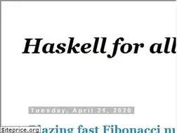 Sites similar to haskellforall.com