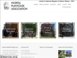 Sites similar to haskellplayhouse.org