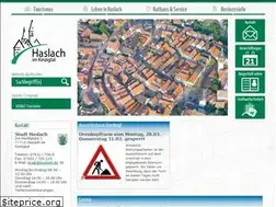 Sites similar to haslach.de