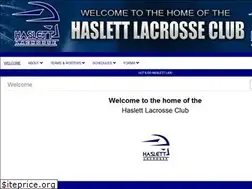 Sites similar to haslettlacrosse.com