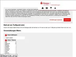 Sites similar to haspa-veranstaltungen.de