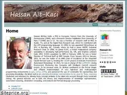 Sites similar to hassan-ait-kaci.net