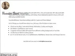 Sites similar to hassansani.me