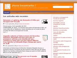 Sites similar to hastaencontrarlos.org