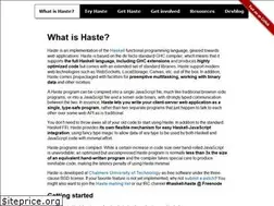 Sites similar to haste-lang.org
