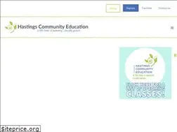 Sites similar to hastingscommunityed.com