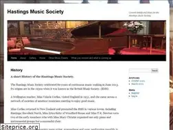 Sites similar to hastingsmusicsociety.com