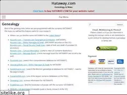 Sites similar to hataway.com