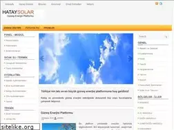 Sites similar to hataysolar.com