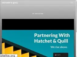 Sites similar to hatchetandquill.com