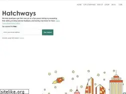 Sites similar to hatchways.io