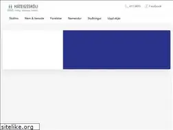 Sites similar to hateigsskoli.is