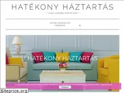 Sites similar to hatekony-haztartas.hu
