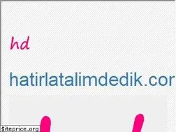 Sites similar to hatirlatalimdedik.com