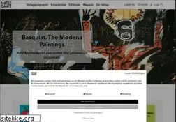 Sites similar to hatjecantz.de