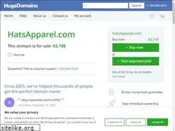 Sites similar to hatsapparel.com