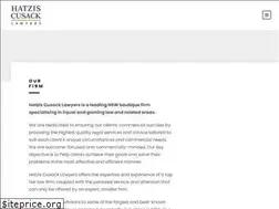 Sites similar to hatziscusack.com.au