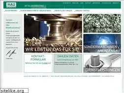 Sites similar to hau-metallbearbeitung.de