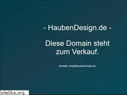 Sites similar to haubendesign.de