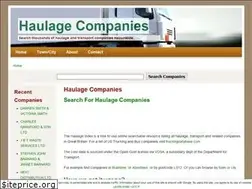 Sites similar to haulage-index.co.uk