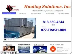 Sites similar to haulingsolution.com