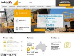 Sites similar to haulotte.com.au