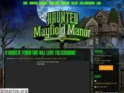 Sites similar to hauntedmayfieldmanor.com