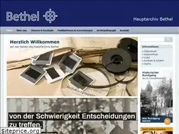 Sites similar to hauptarchiv-bethel.de