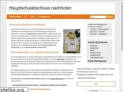 Sites similar to hauptschulabschluss-nachholen.de